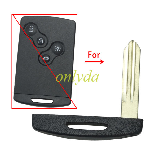 For  Renault emergency small key