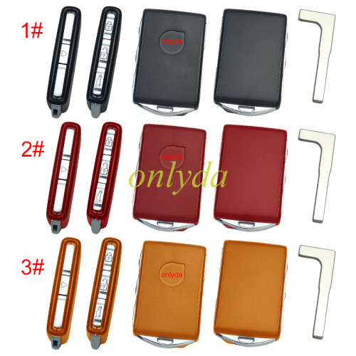 For VOLVO remote replacement key shell with badge , pls choose colors.