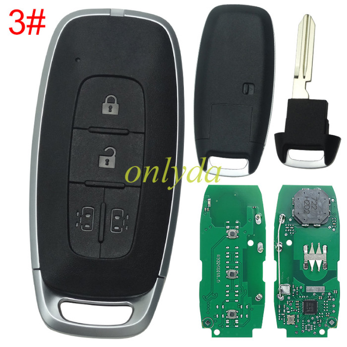 For 2023 Nissan 2button/ 3 button/3+1button/4button FCC ID：XPZ2 /PN ...