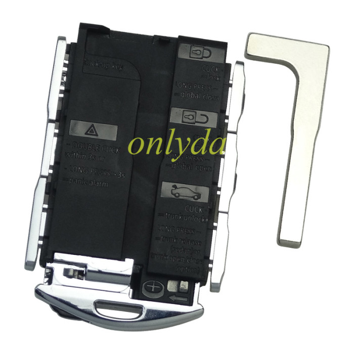 For VOLVO remote replacement key shell with badge , pls choose colors.