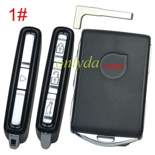 For VOLVO remote replacement key shell with badge , pls choose colors.