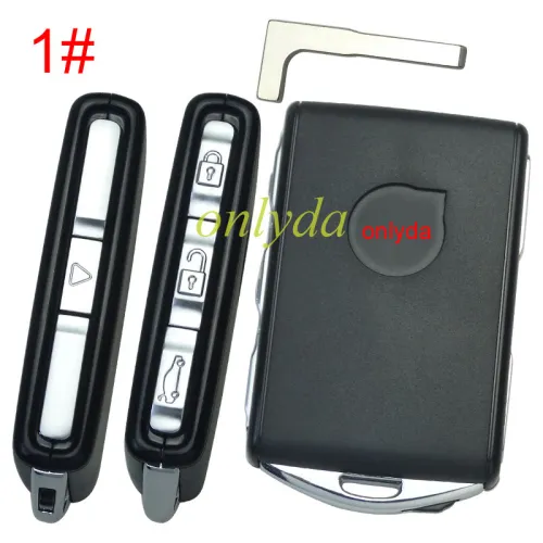 For VOLVO remote replacement key shell with badge , pls choose colors.