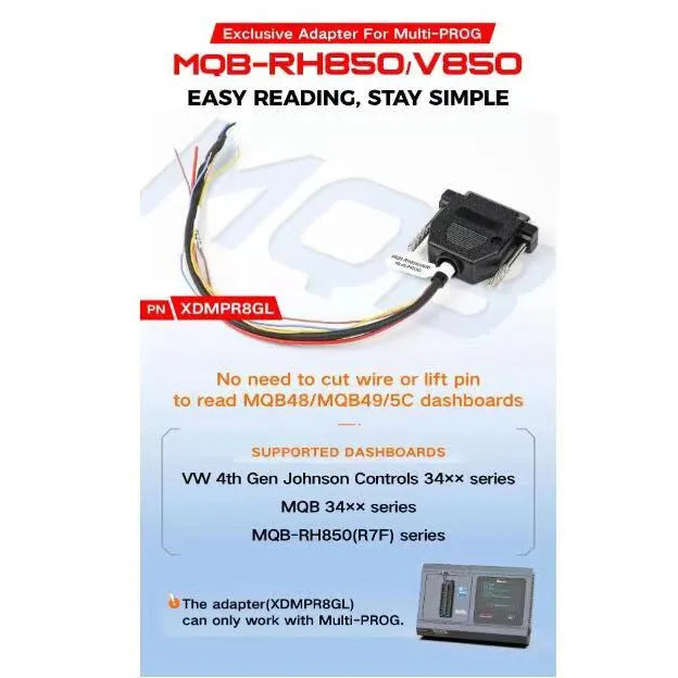 Xhorse XDMPR8GL MQB-RH850/V850 Adapter for Xhorse MULTI-PROG