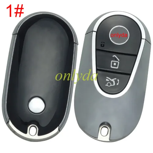 For Benz 3 button remote key shellBenz 3 button remote key shell with badge, pls choose model .
