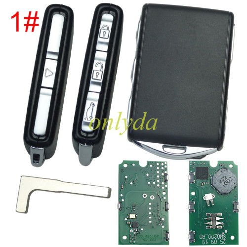 For  Volvo smart card 3+1 button 433.92 Mhz  chip ：8A (Tiris DST AES ) CMIIT ID :2015DJ3461 IC:4008C-HUF8432 FCC ID YGOHUF8432