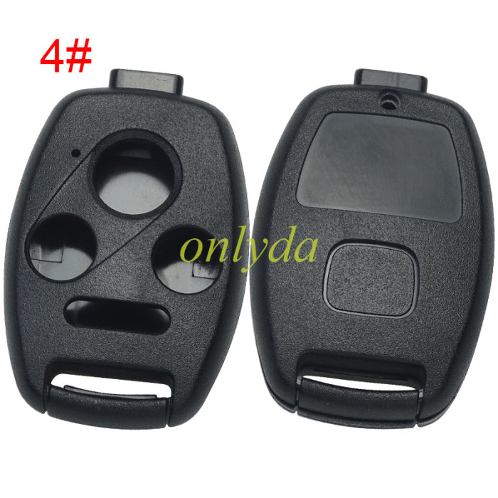 For Honda  button remote key blank with badge  (no chip slot place), pls choose button