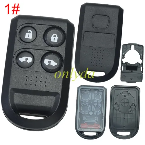 For Honda remote key blank with badge, pls choose button