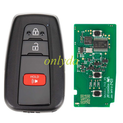 Autel IKEYTY8A3AL Universal Smart Remote Key 3 Buttons For Toyota 8A series