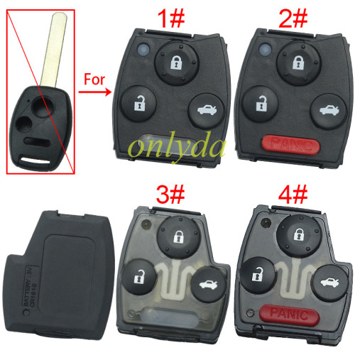 For Honda remote control key shell ， pls choose button