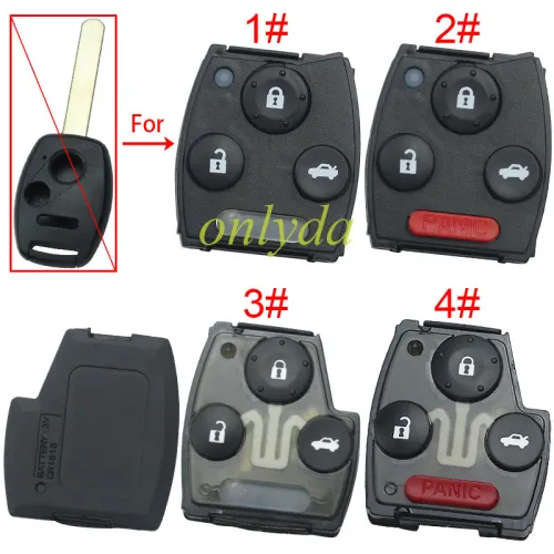 For Honda remote control key shell ， pls choose button