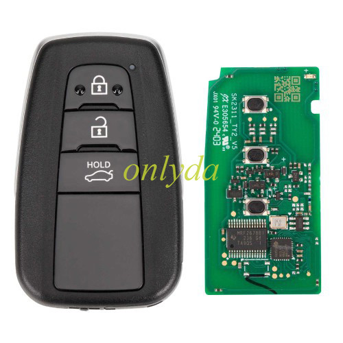 Autel IKEYTY8A3BL Universal Smart Remote Key 3 Buttons For Toyota 8A series