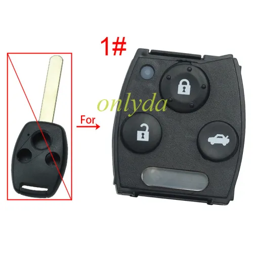 For Honda remote control key shell ， pls choose button
