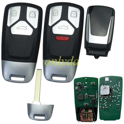 Audi-R12A1/Audi-R12B1 KYDZ for Audi Keyless 3/ 3 +1 button remote key with 433.92mhz with 60 ponits