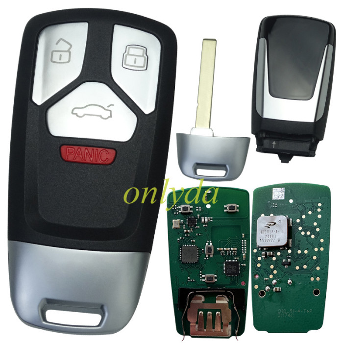 Audi-R12A1/Audi-R12B1 KYDZ for Audi Keyless 3/ 3 +1 button remote key with 433.92mhz with 60 ponits