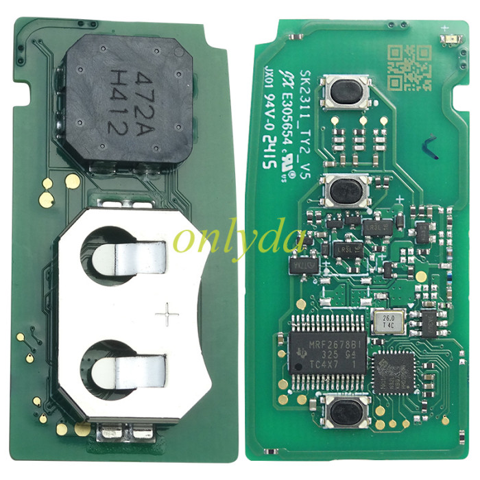Autel IKEYTY8A3AL Universal Smart Remote Key 3 Buttons For Toyota 8A series