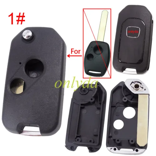 Honda  remote key blank with badge , pls choose button