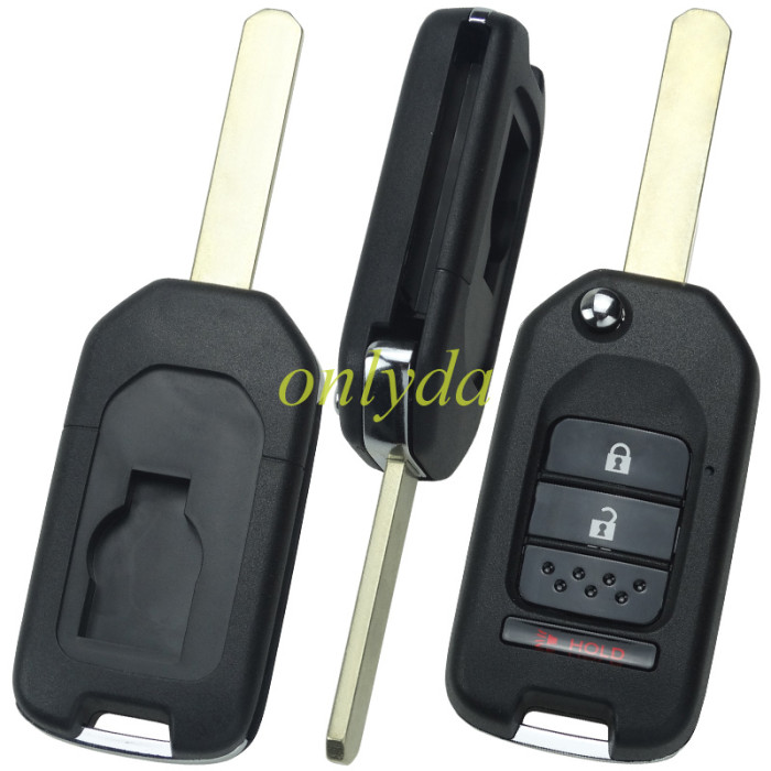 For Honda  modified remote key shell without badge , pls choose button