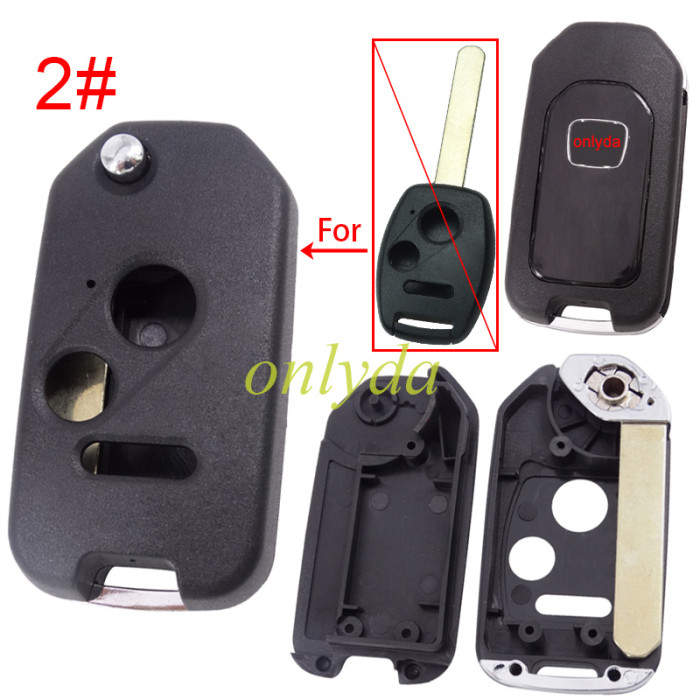 Honda  remote key blank with badge , pls choose button