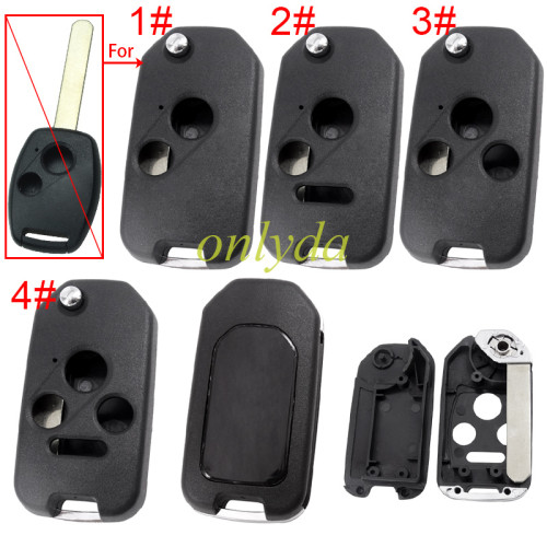 For Honda  remote key blank without badge , pls choose button