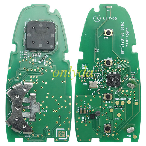 For Hyundai Tucson 2022Genuine Smart Key 4Buttons 433MHz  95440-N9030 HITAG 3 -ID47NCF29A1X original PCB+aftermarket shell