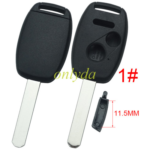 Super Stronger GTL shell  Honda upgrade remote key shell without badge（With chip slot place)