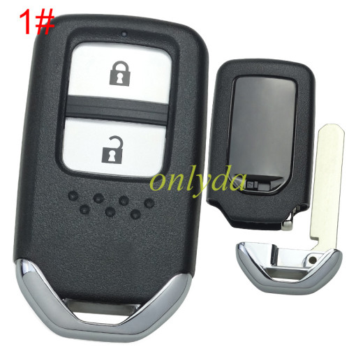 For Honda  remote key shell with blade without badge , pls choose button