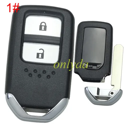 For Honda  remote key shell with blade without badge , pls choose button