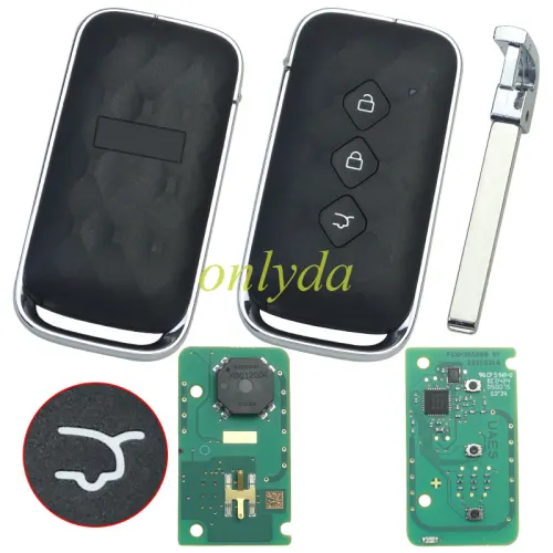 Original Chevrolet Captiva 2023 2024 433MHz 3 Buttons ID 47 Hitag 3 keyless  smart card