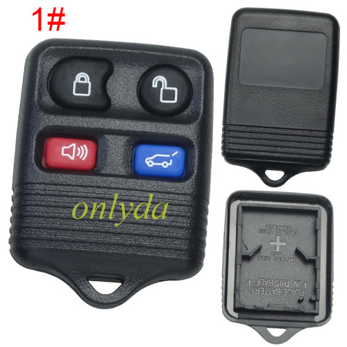 For Ford  remote key shell， pls choose button