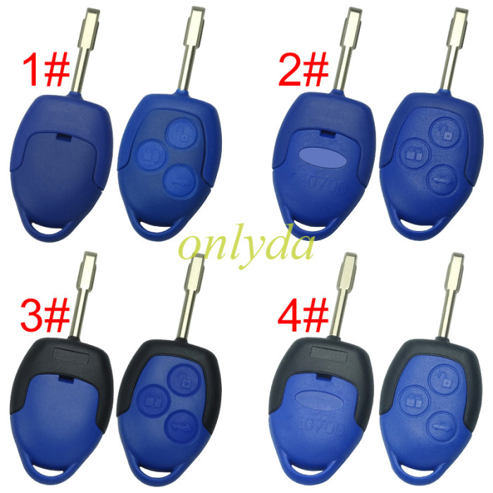 For Ford Transit blue remote key with 434mhz with 4D chip FCCID:6CIT15K601 AG AG