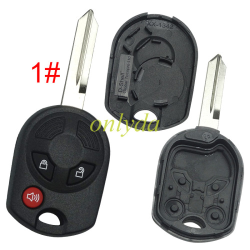 Super Stronger GTL shell  Ford 3/4 button remote key shell(3 parts). Pls choose button