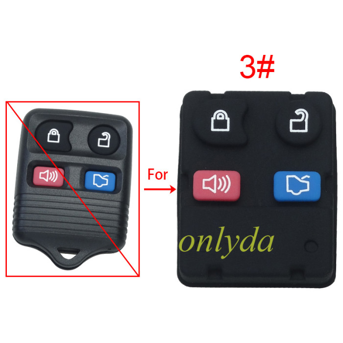 For Ford remote  key pad,pls choose model