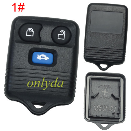 For Ford  remote key shell， pls choose button