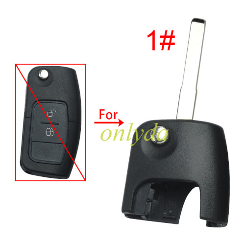 For Ford Focus/Mondeo flip remote key head, pls choose key head