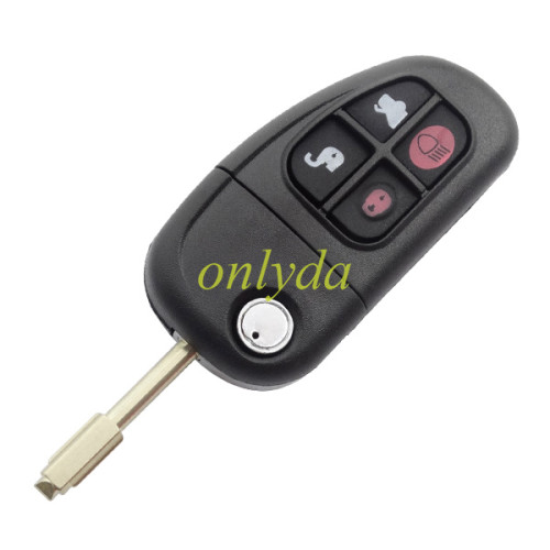 For Jaguar 4 button remote  key blank