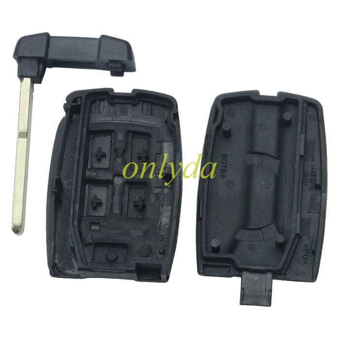 For landrover key shell 4+1 button， with badge  landrover  printed on it.