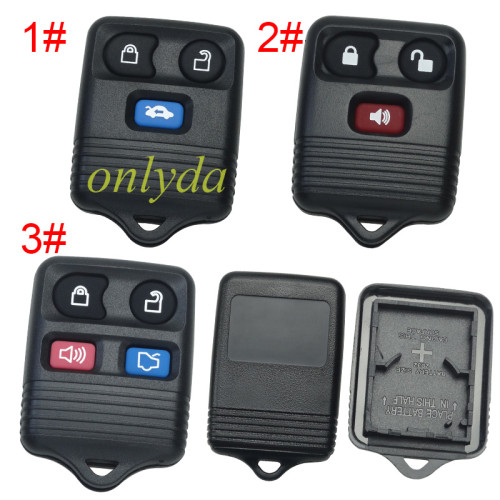 For Ford  remote key shell， pls choose button