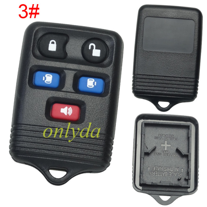 For Ford  remote key shell， pls choose button