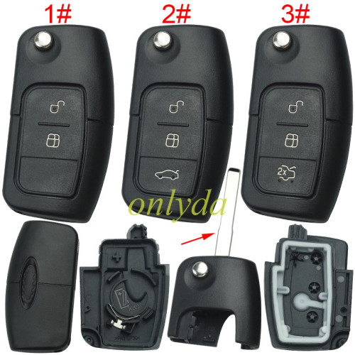 For Ford Focus Flip remote key blank