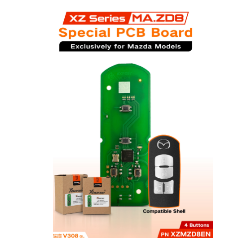 XZMZD8EN xhorse remote for 4 Buttons ,Only PCB Board