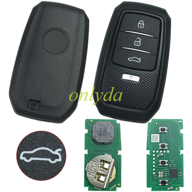free shipping and no tax from czech to europe 5pcs/lot Xhorse XSTO01EN TOY.T for Toyota XM38 Smart Key 5pcs/lot