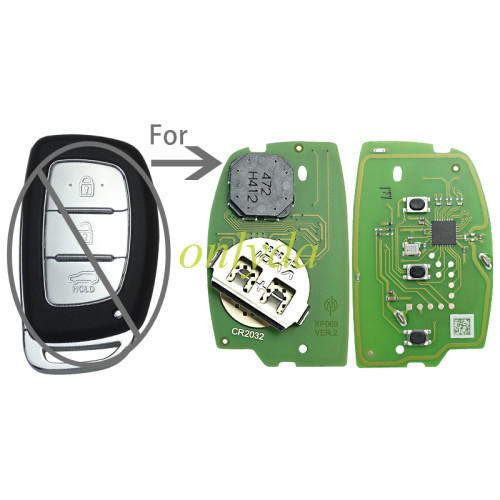XZHY84EN xhorse remote for  for Hyundai Models，Only PCB Board