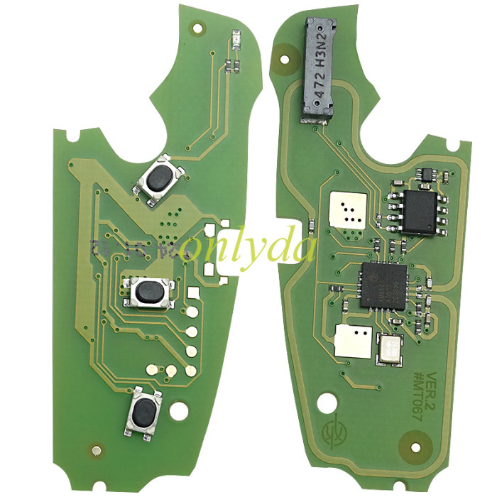 XZADM1EN xhorse remote for  for Audi Models.Only PCB Board
