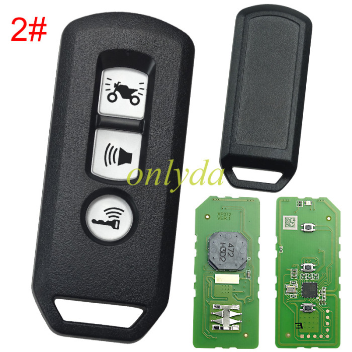 XZBTM1EN xhorse remote 2/3 button for HONDA Motorcycles
