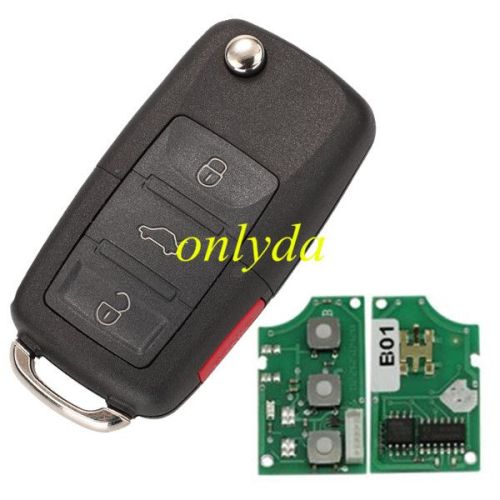free shipping and no tax from czech to europe 5pcs//lot keydiy remote key B01-3+1 remote
