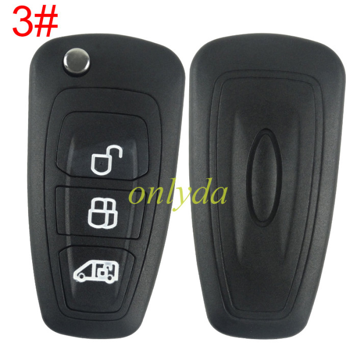 Super Stronger GTL shell  Ford 3 button  remote key blank