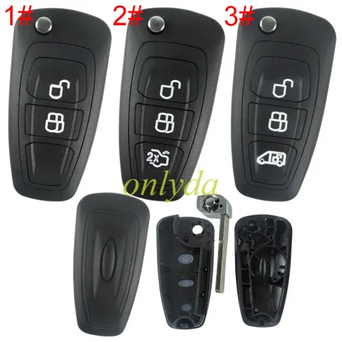 Super Stronger GTL shell  Ford 3 button  remote key blank