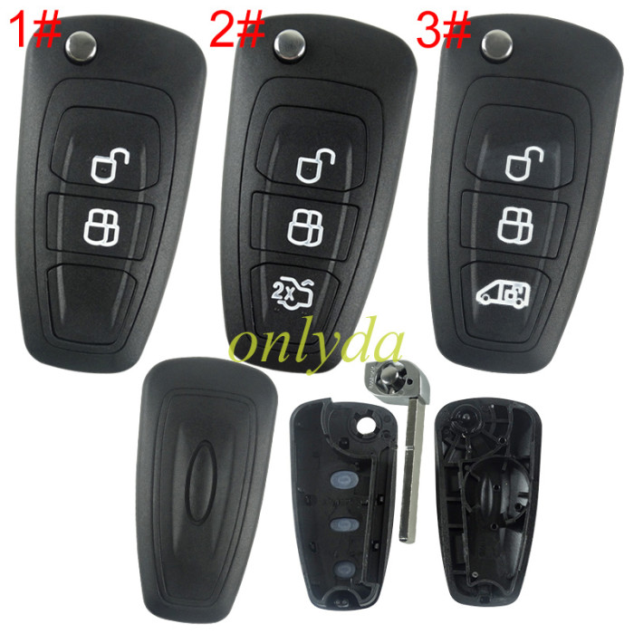 Super Stronger GTL shell  Ford 3 button  remote key blank