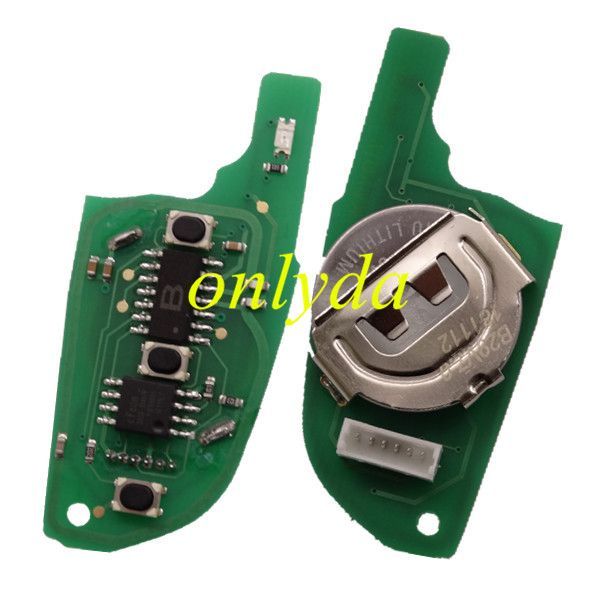 free shipping and no tax from czech to europe 5pcs/lot Key DIY brand 3 button remote key  B29-3
