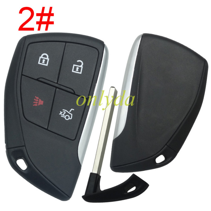 For GMC remote key  shell with badge,  (please choose button)
